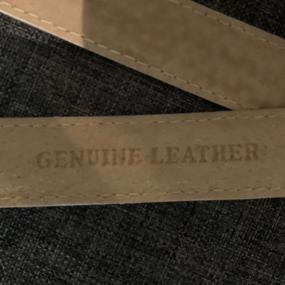 White Leather Belt main image 6